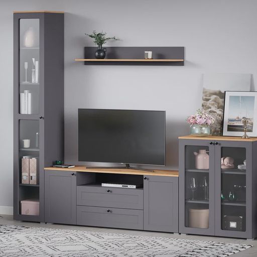 Тумба под ТВ «Остин 16.47», серая